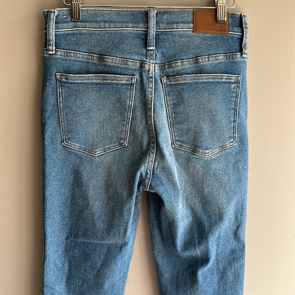Madewell 10" High-Rise Skinny Crop Jeans in Sheffield Wash Size 28 - Picture 5 of 12
